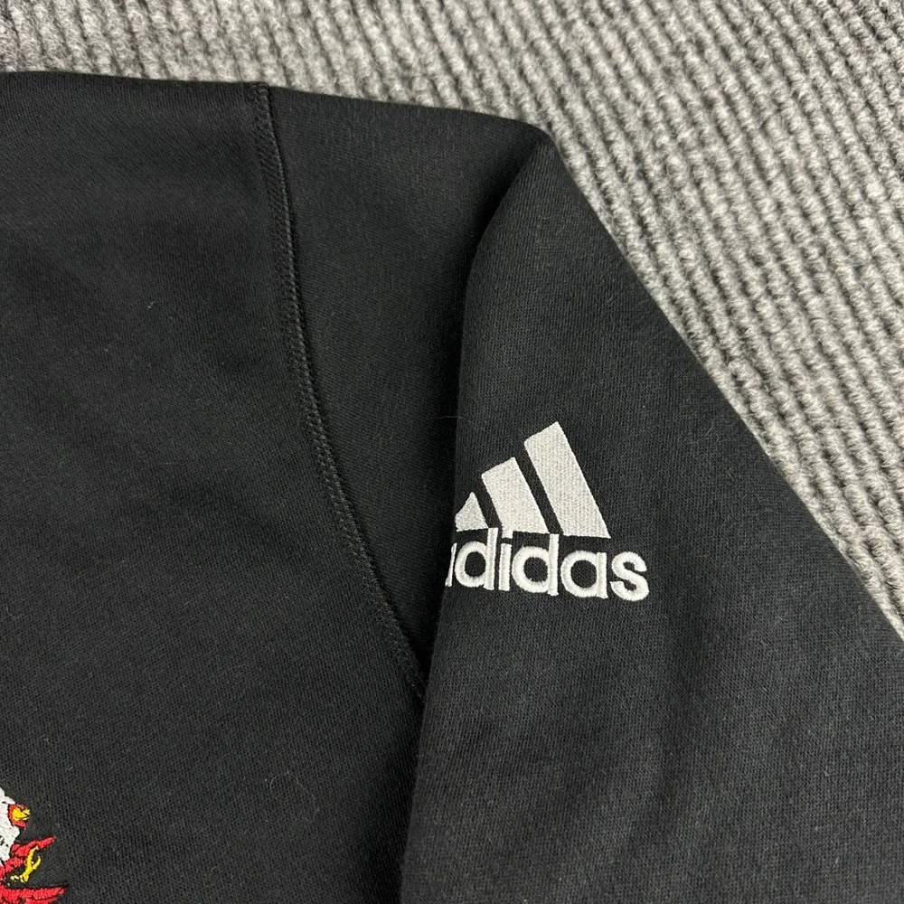 Adidas Mens Jacksonville State University JSU Sweatshirt Black 2XL S97354